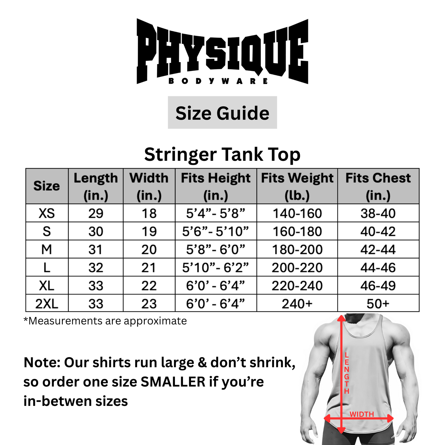 The Original Stringer Tank Top — Made in the USA Since 1990